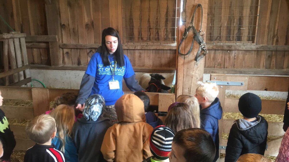 FranklintonFFA's tweet photo. Students did a great job helping with kindergartens learning about agriculture! #NationalDaysOfService #FFAJustOne https://t.co/D1IGCDEm2c