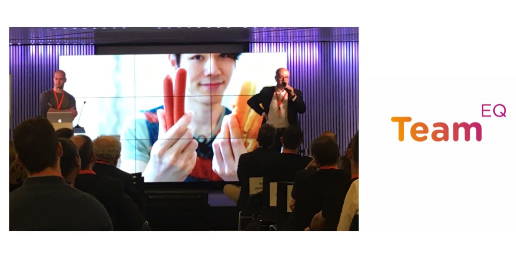 team_eqi's tweet photo. “¿Se puede hoy en día innovar en #RRHH? Valor, visión, objetivo...flexibilidad: el desafío de hacer algo de una manera innovadora y disruptiva, para aportar valor. “ Pol y @pauhortal en el #talentsummit18 en el @MovistarCentre de #barcelona https://t.co/YzwK2jXhpI