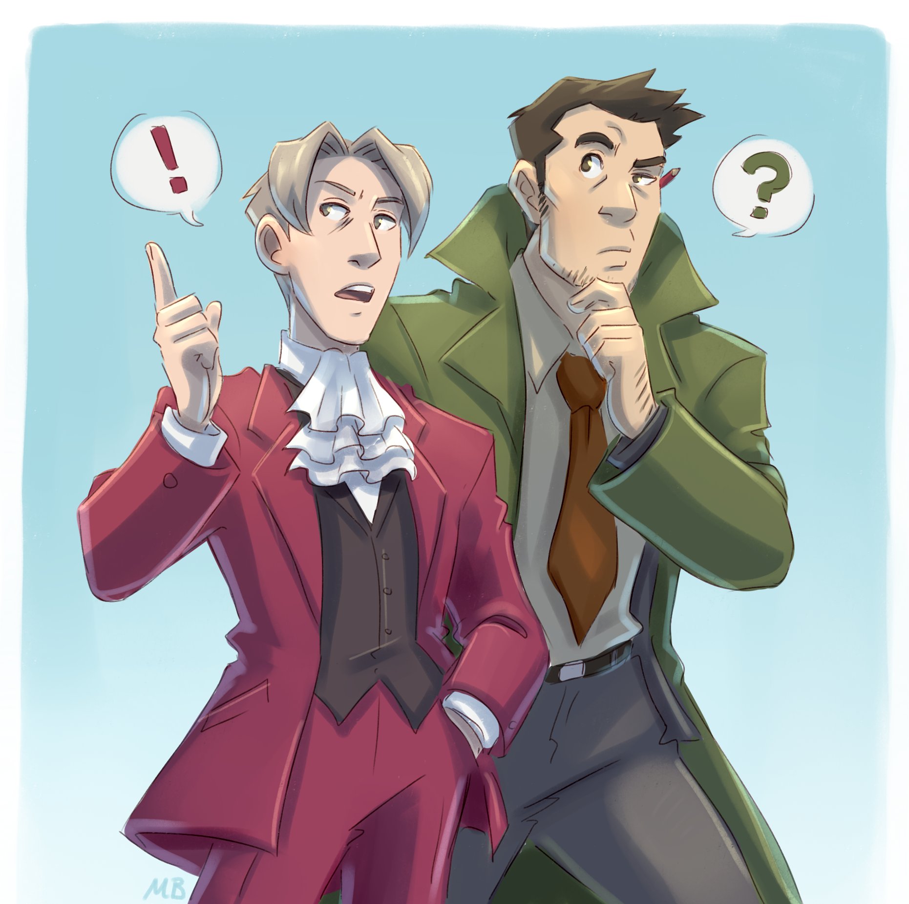 “i've been playing thru ace attorney investigations [aka the Miles...