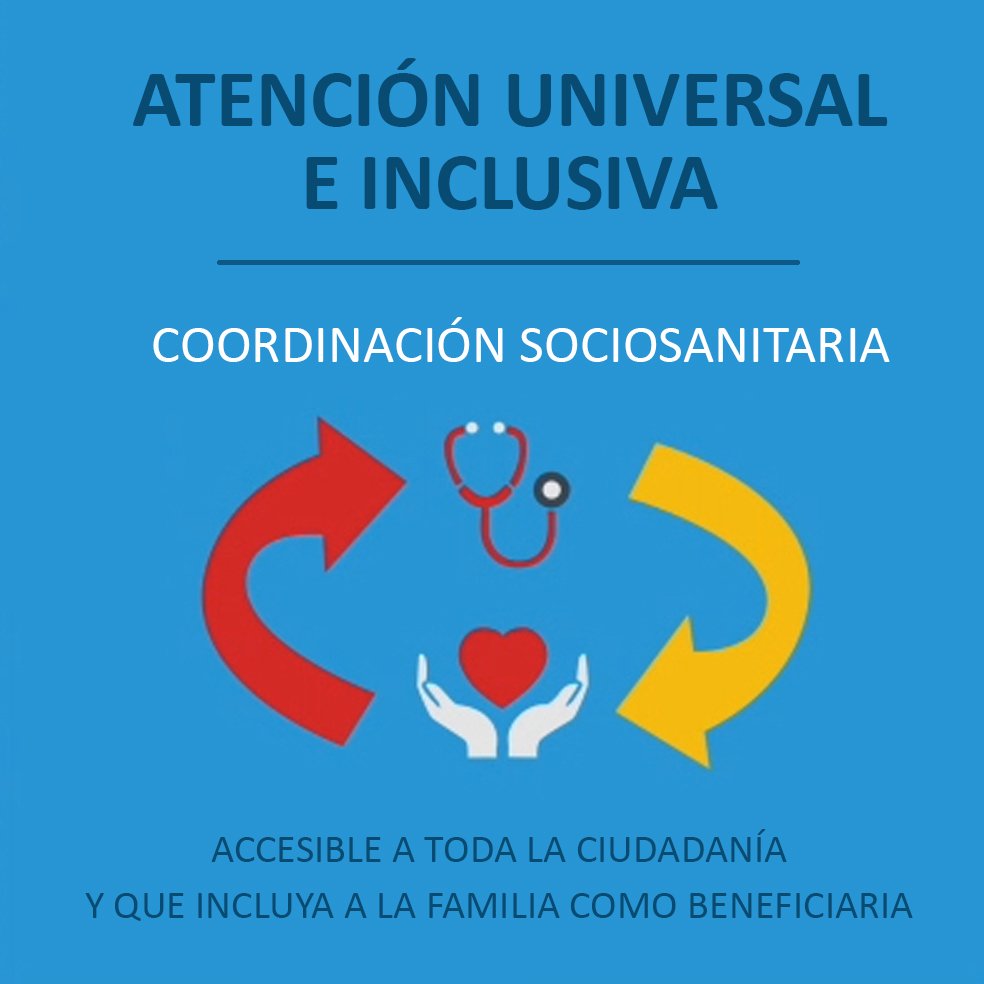 Reivindicamos una #AtenciónUniversal e #Inclusiva para el #DañoCerebralAdquirido donde haya una coordinación sociosanitaria accesible para todos