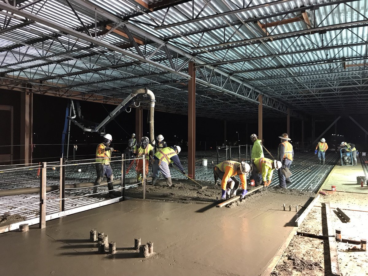Just a morning concrete pour at the Madera Health &amp; Social Services job site! Thank you, Terry, for submitting the photo. Love seeing the progress at each site!