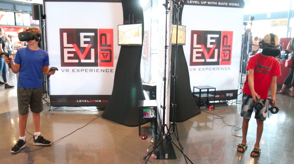 levelupmb's tweet photo. Have you entered our contest yet? Win $500 to your favourite store by playing our new Level Up VR game (and gain additional entries through other activities!) https://t.co/IIX2eqix2l https://t.co/ORC1s2k33d
