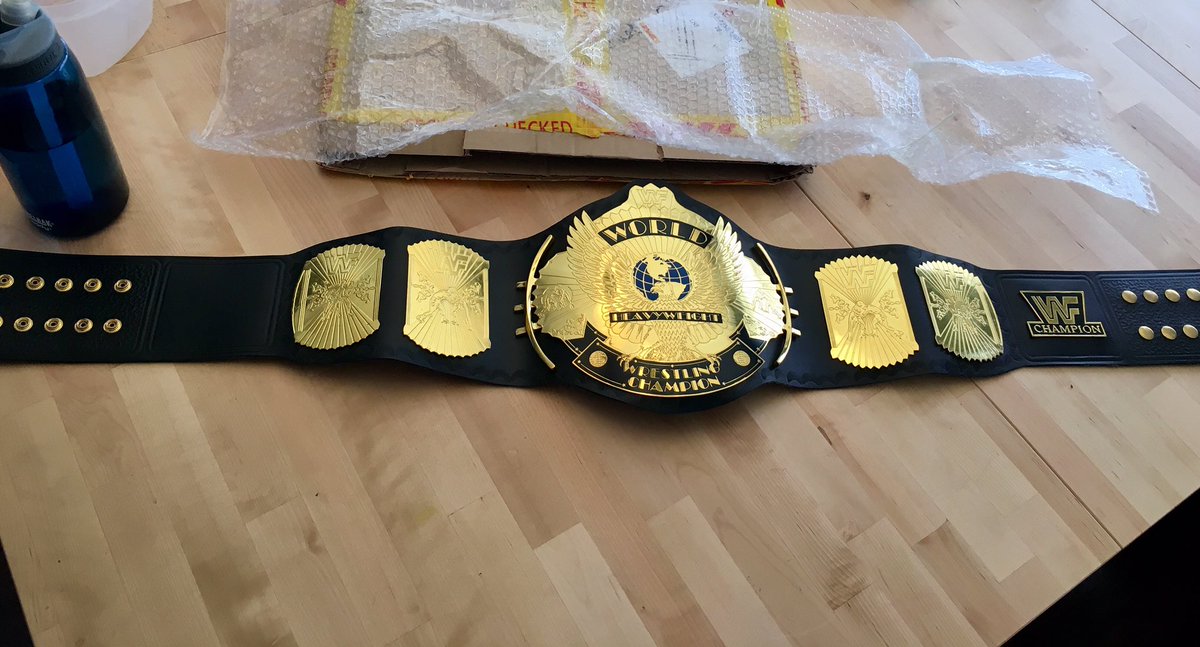 The belt that started it all is now mine! #wingedeagle