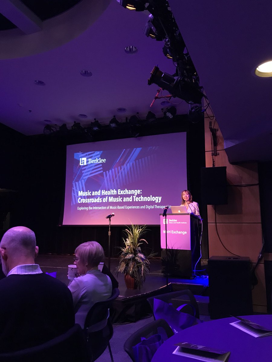 Thank you <a href="/BerkleeCollege/">Berklee College of Music</a> for bringing together music and technology experts to discuss the future of music therapy. #alwayscurious