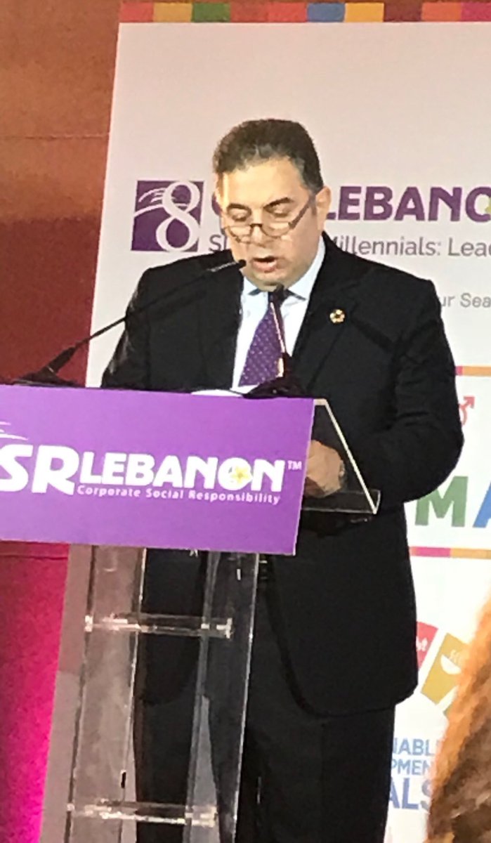 mintandhint's tweet photo. At the 8th CSR Lebanon Forum: SDGs and Millennials: Leaders of Sustainability. It’s the Corporate Social Responsibility Event of the Year.
#csrlb8 #csrlebanon #khaledkassar #sdgs #riadsalame #fourseasonshotelbeirut #sustainability #forum @KhaledAKassar @csrlebanon @FSBeirut https://t.co/z4nqqDL3hf