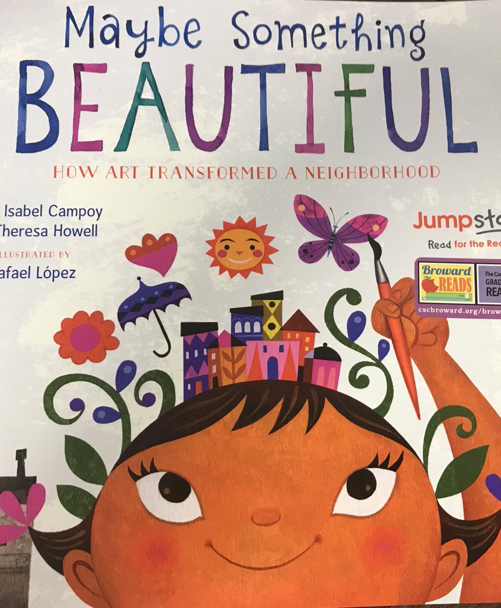 Changs_Champs's tweet photo. Thank you #ReadForTheRecord, #BrowardRead @paulatum and special guest reader @EileenS_084! What a wonderful book! #maybesomethingbeautiful #knownova #grownova https://t.co/o0V7VfPnzg