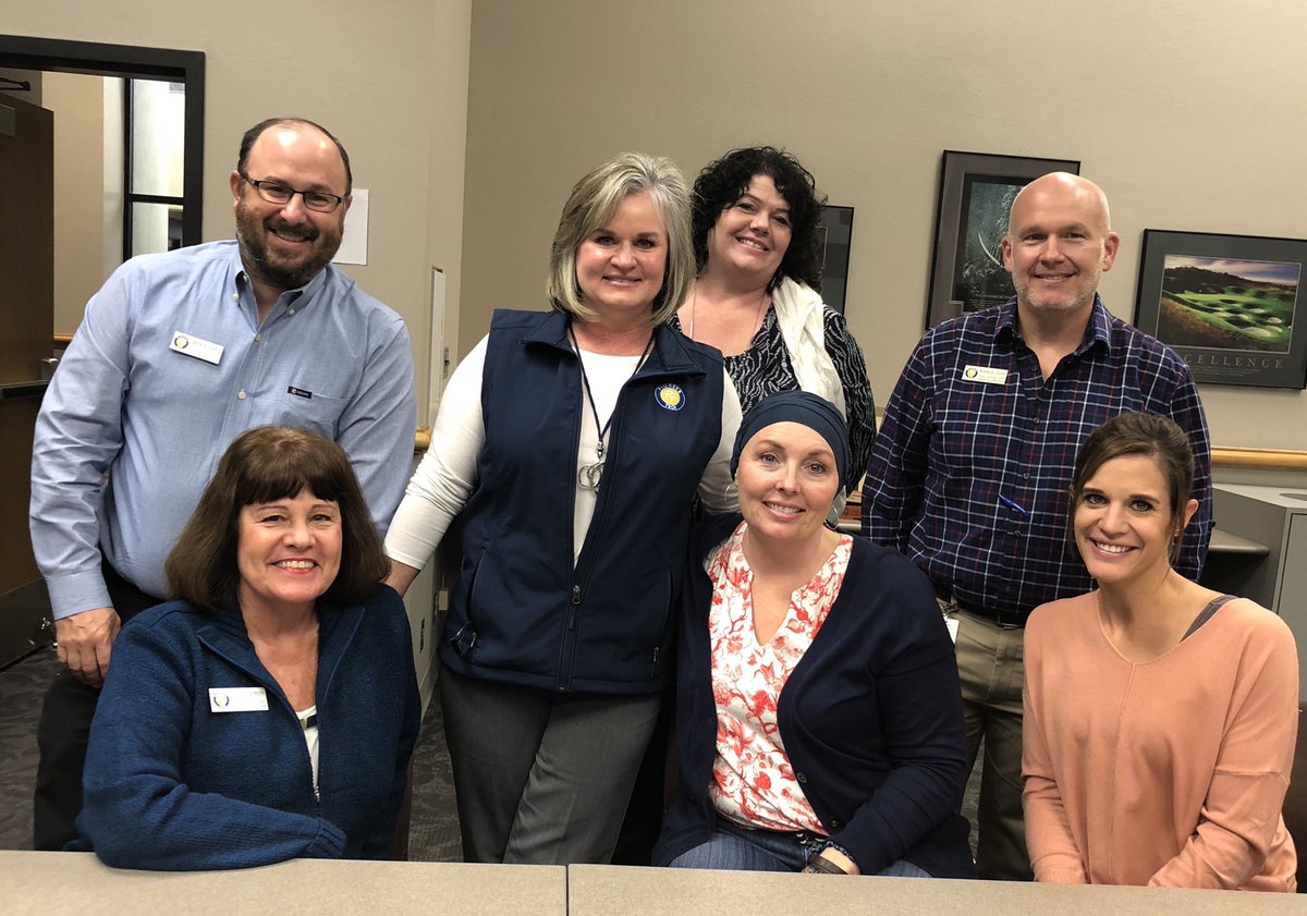 PIONEERTECHCTR's tweet photo. Birthday lunches with our Superintendent Traci Thorpe are a blast! @okcareertech #septoct #loveptc https://t.co/0gTw1Uo2dA