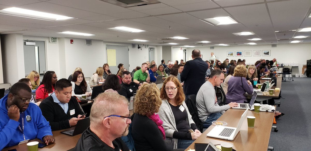 About 90 graduation coaches today at the Graduation &amp; Student Success Coach Network Meeting at Willamette ESD!