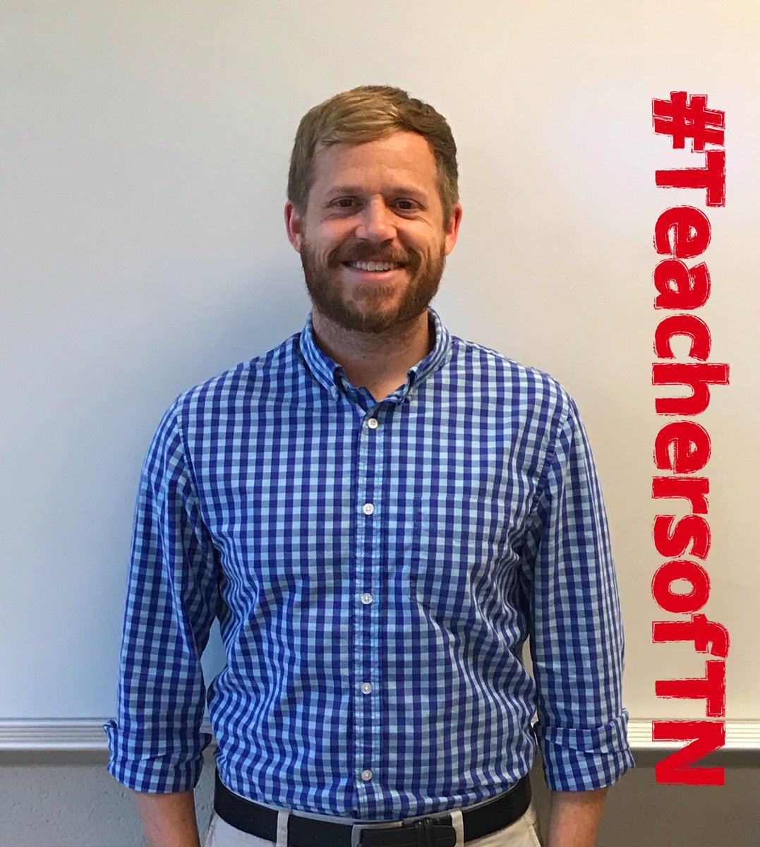 TNedu's tweet photo. We are proud to feature a Tennessee educator every week as part of #TeachersofTN. Since it is #EPSOWeek18, get to know Drew Norman, an AP U.S. History teacher in @MauryCoSchools. Learn more about him on our blog: https://t.co/WoiEquJGXm https://t.co/2YvWZsl04H