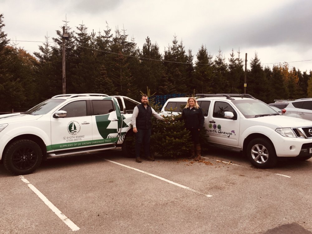 Been out on the road today meeting Oliver at Yorkshire Christmas Trees, and finalising our order for some magnificent Premium UK Grown Nordmann Fir trees for you all to buy. Thry will be In stock the@last weekend of November.  #keepituk #familybusinesslikeus