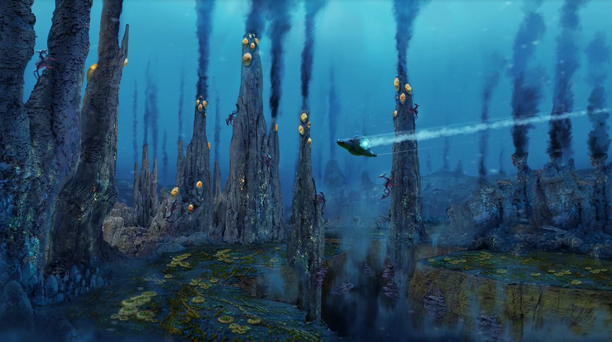 Charlie Cleveland (@flayra) on Twitter photo Cool <a href="/Subnautica/">Subnautica</a> Below Zero concepts zooming around. Here are some "thermal vent spires": #gameart #subnautica Cool <a href="/Subnautica/">Subnautica</a> Below Zero concepts zooming around. Here are some "thermal vent spires": #gameart #subnautica