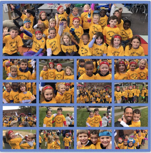 MrsBeumer's tweet image. It’s a great day to be a roadrunner!! 💙💛 #ForestRoadSchool #FunRun