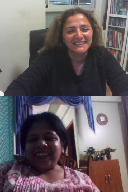 sangitaPanchal1's tweet photo. It is absolutely cherishing to travel miles across the world from classroom. Discussed new #Skypethon projects and events with lovely Liat Eliasaf from Russia. Looking forward to next meeting over Skype! #Skypethon #MIEExpert #MicrosoftEdu #MSFTEDU #OUPWriter https://t.co/4fMgxVOneN