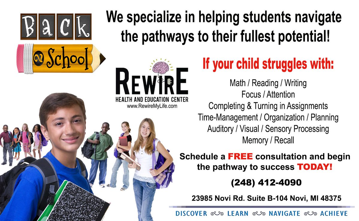 rewiremylife's tweet image. Are you on top of your game? We can help! Call us TODAY!  🙄🧠 😃  #LearningStruggles #AttentionToDetail #Focus #ProcessingSpeed #WorkingMemory #NeedBetterGrades #HomeworkHelp #StudySkills