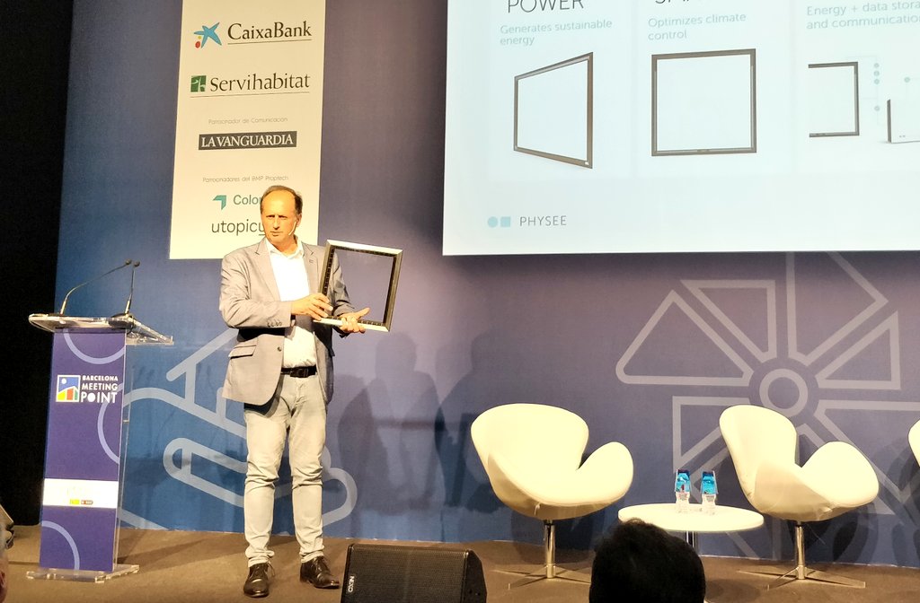 Great speech of Nico Pulskens from @physee_tech #PropTech #Smarthome #SmartBuilding #BMP2018 #RealEstate #StartUp #Barcelona #Catalonia #Spain