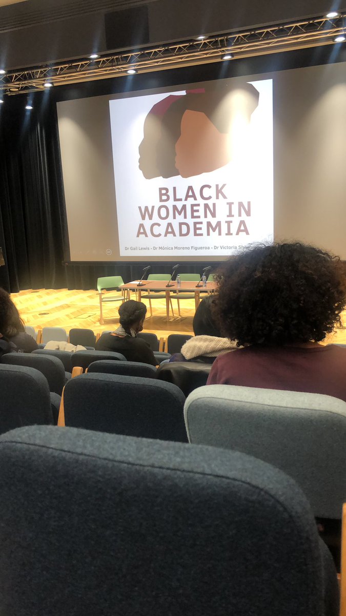 For the first time in ten years, I am in an academic space where I am not the “other” ❤️ #blackwomeninacademia