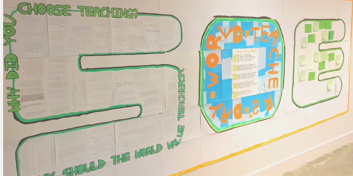 Happy #WorldTeachersDay! Check out the amazing display created by our student council, which celebrates the value and significance of #teaching and features the wonderful educational visions of our pre-service teachers. Thanks to our student council and all who contributed! 👏