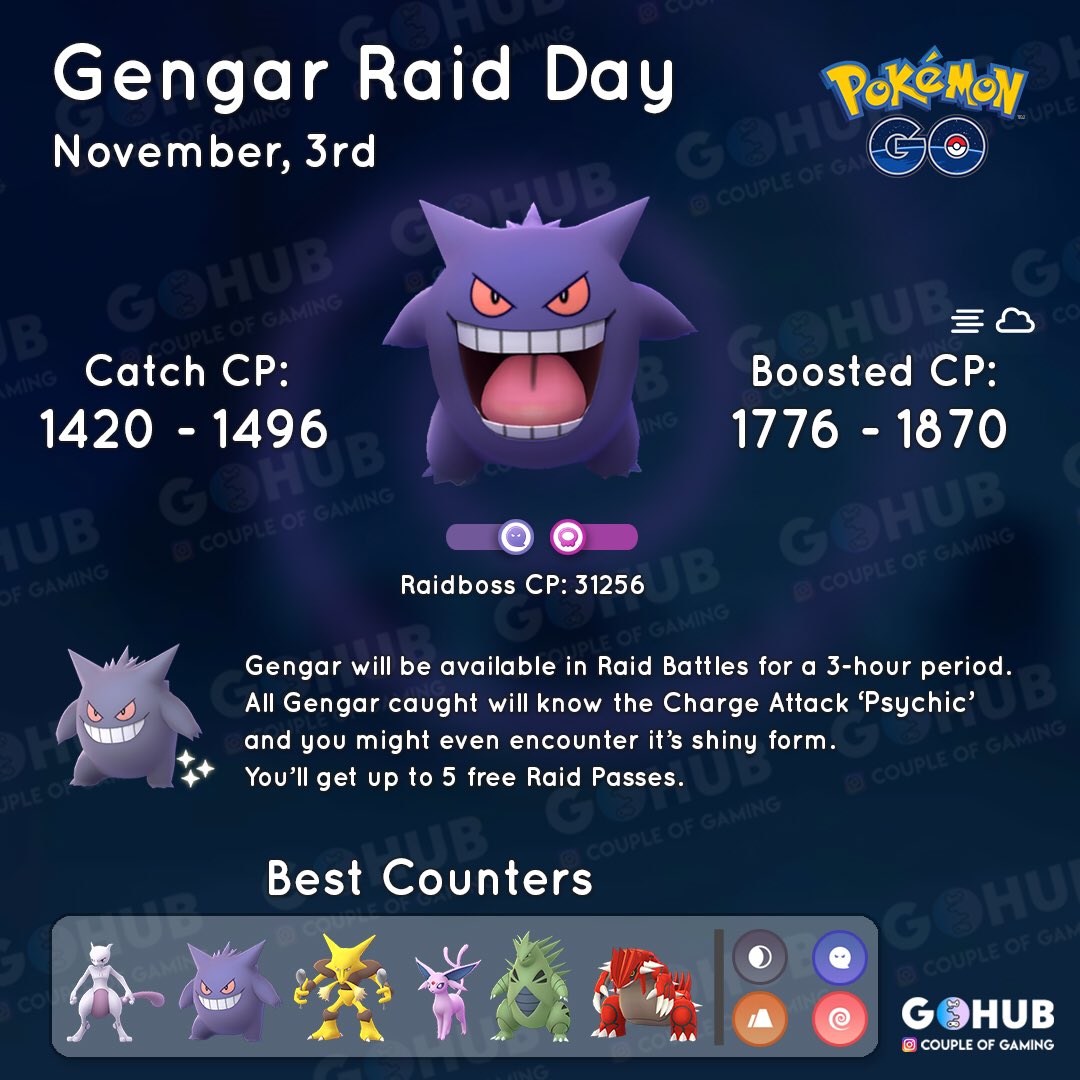 Pokémon GO Raid Day: How To Get Yourself A Shiny Gengar