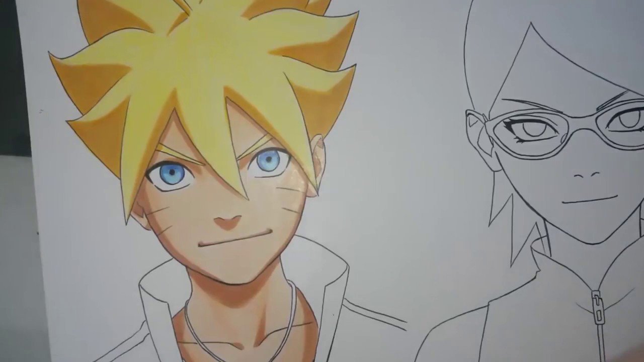 Desenho, Boruto Uzumaki