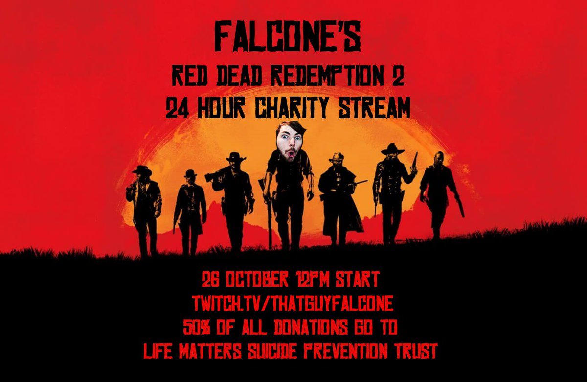ThatguyFalcone's tweet photo. WE GOING LIVE PLAYERS! Come through will ya?!

#RDR2 #NZSTREAMS https://t.co/GzWxLhTv8i