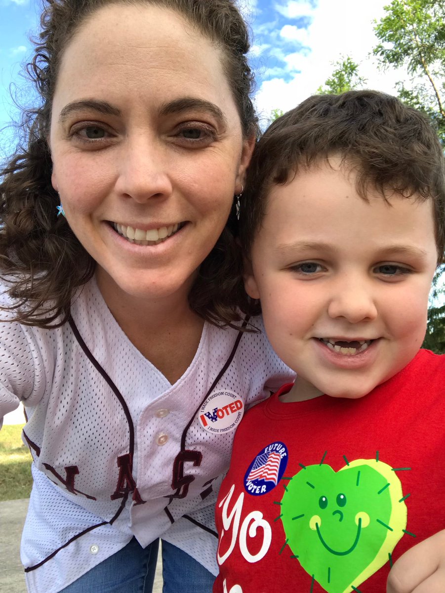Voted with my future voter today. #BrandeisVotes #ScienceTeachersVote ⁦<a href="/BrandeisSci/">Brandeis Science</a>⁩