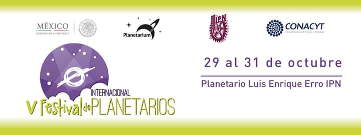 ¿Sabías  qué?

Del 29 al 31 de Octubre se llevará a cabo el V Festival Internacional de Planetarios 2018, teniendo como sede al Planetario Luis Enrique Erro, siendo un apoyo importante durante el desarrollo del proyecto  #PlanetarioDigitalChimalhuacán.