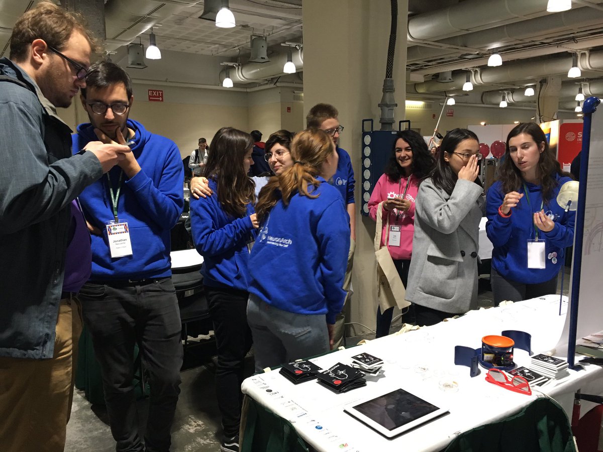 iGEM_Pasteur's tweet photo. Thank you all for your interest in our design product ! We are at our stand the whole day if you want to learn more about our project ! #GiantJamboree #NeuronArch #iGEM2018 #igempasteur https://t.co/ymJgRBD3Nx