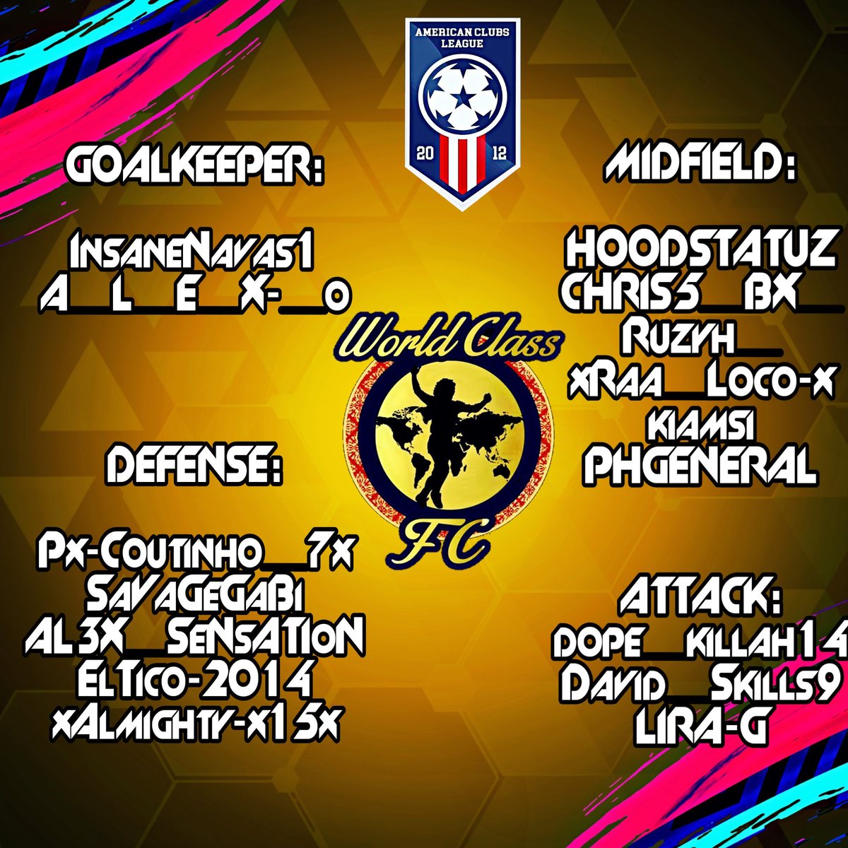 World Class FC (WorldClassFC_) Twitter