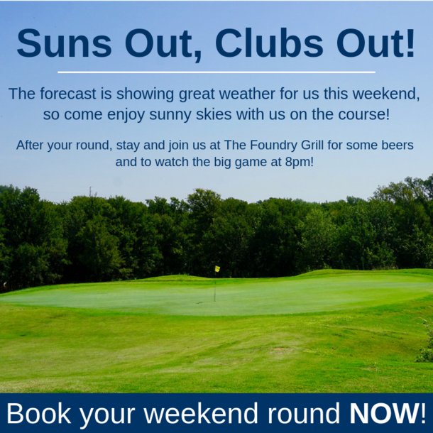 GolfShadowGlen's tweet photo. The sun will be out this weekend. You know what that means! Book your weekend round NOW: https://t.co/FoX49E6t8s #austingolf #shadowglengolf #shadowglengolfclub https://t.co/7FaM3VMJPM