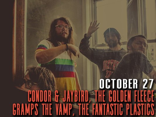Common Chord (@commonchordqc) on Twitter photo Four great bands for the price of one this Saturday - <a href="/condor_jaybird/">Condor and Jaybird</a>, The Golden Fleece, <a href="/GrampstheVamp/">Gramps The Vamp</a>, and @PlasticsBand!
Tickets are only $12 at bit.ly/CondoratRME Four great bands for the price of one this Saturday - <a href="/condor_jaybird/">Condor and Jaybird</a>, The Golden Fleece, <a href="/GrampstheVamp/">Gramps The Vamp</a>, and @PlasticsBand!
Tickets are only $12 at bit.ly/CondoratRME
