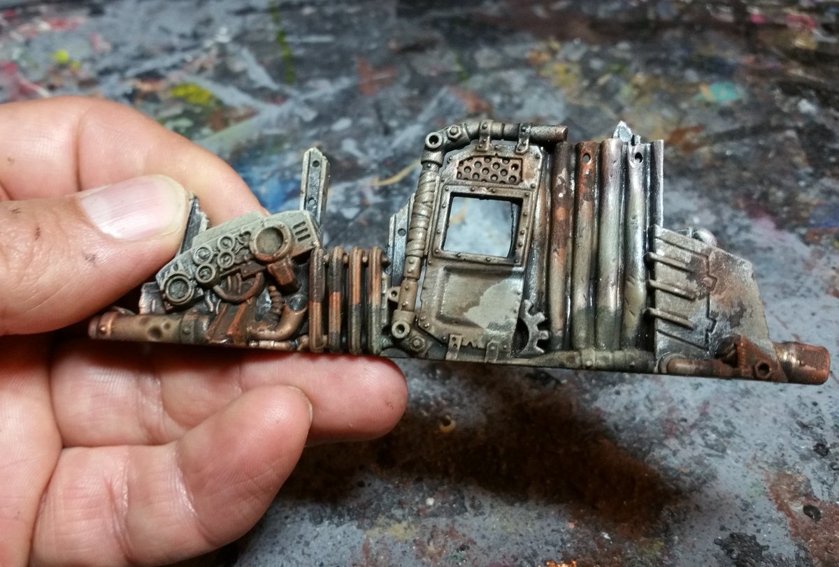 ChefoberbossM's tweet photo. Painted Junk from the Speedfreaks box :)
#Tabletop
#warhammer
#Warhammer40k
#wh40k
#gamesworkshop
#orktober
#orks
#speedfreeks
#magabotato
#malathon18 https://t.co/sEe4tRF288