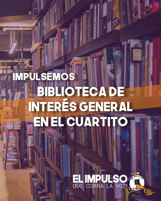 ElImpulsoCEP's tweet photo. IMPULSEMOS UNA BIBLIOTECA DEL CEP!
Formemos una biblioteca pública de y para lxs estudiantes! Nuestra idea es recopilar libros de todos lados, que puedas traer uno de tus favoritos y te lleves otro, para poder construir nuestra cultura!!
Y a vos, qué te impulsa?
#QueCorraLaVoz https://t.co/C9lFLhhCjB