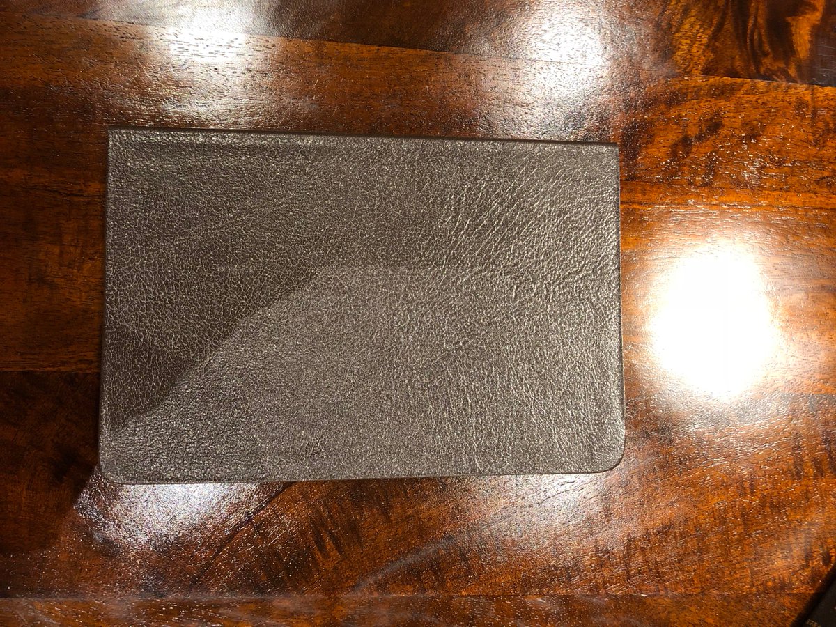 Just got my hands on a special leather edition of "Always in God's Hands."

The hardcover is out in two weeks. Preorder and get it early: goo.gl/VzZ77c

From all who RT &amp; Like this post, I'll choose one winner. 

I'll ship you a signed leather copy of this devotional.