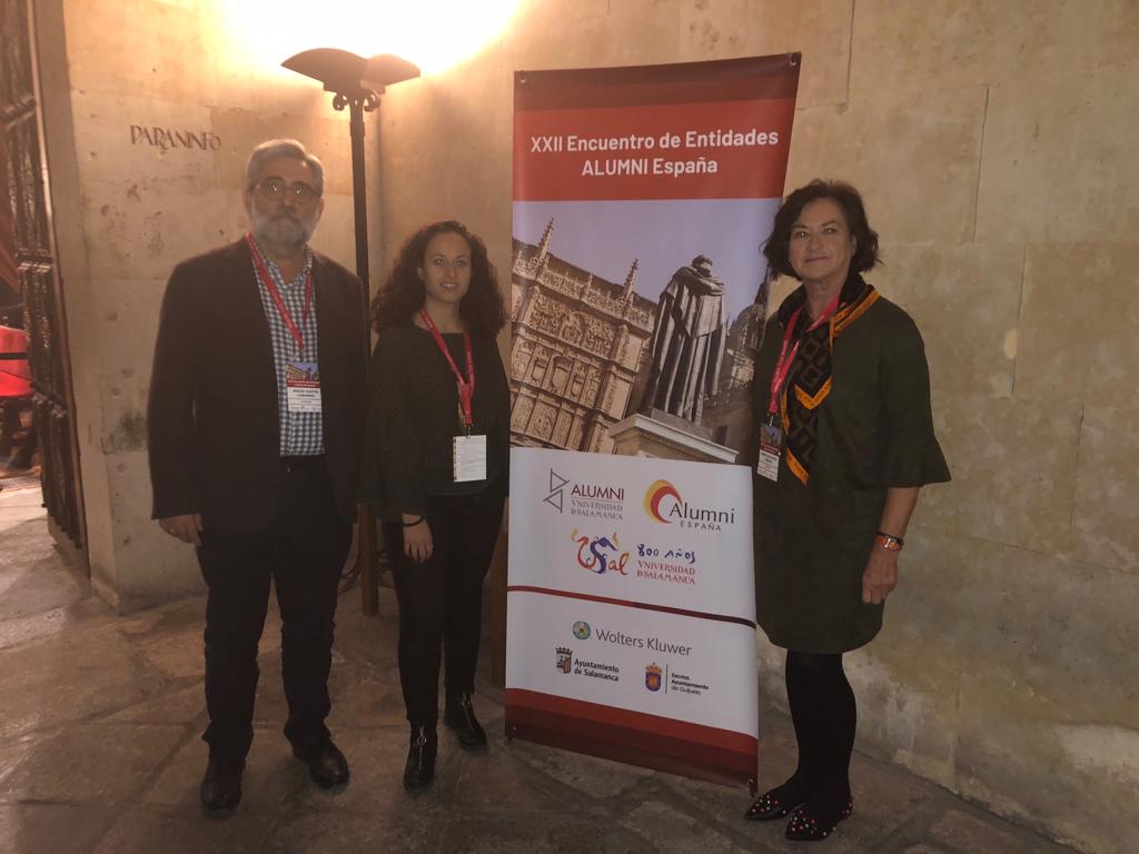 Alumni_UBU's tweet image. #AlumniUBU ha enviado una buena representación al Encuentro #AlumniEspaña2018 que se está desarrollando en Salamanca.