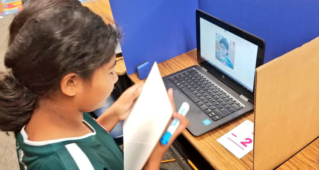 ericphangrath's tweet image. Ss took the teacher role today and recorded themselves teaching a math lesson on @Flipgrid. They later gave each other feedback and demonstrated their understanding of the math concepts.  #TechAsATool #Easterbyisawesome #LoveMyJob #SpEd #SDC