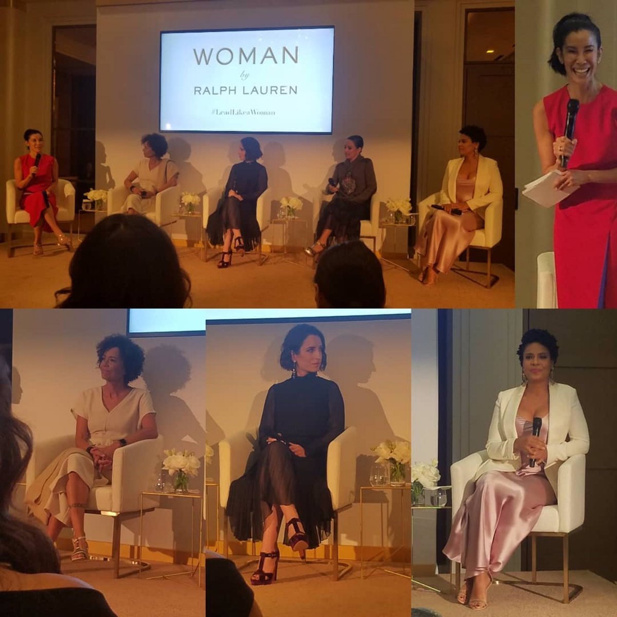 Last night I had the pleasure of speaking on a panel abt the amazing power of sisterhood & bridging the gap for women in the workplace. Thank u #RalphLauren & my panel mates for the inspiring convo! Let’s keep the convo going! #LeadlikeAWoman #womeninfilm 💋