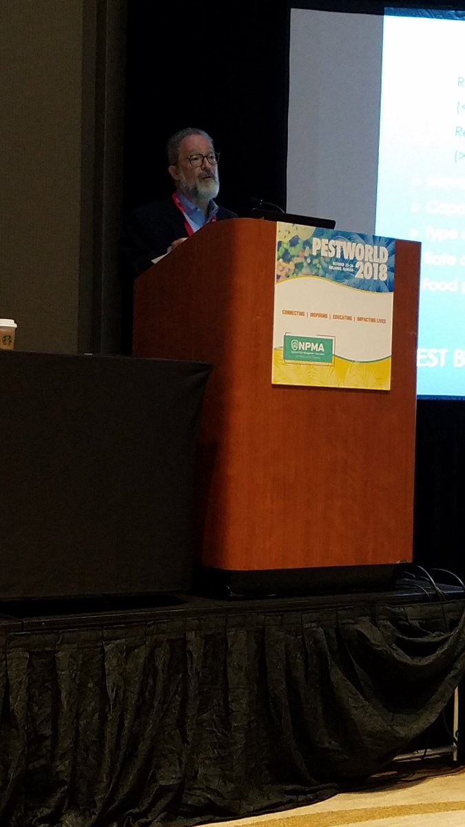 Thanks to Dr. Art Appel from <a href="/AuburnU/">Auburn University</a> for presenting his Pest Management Foundation funded research at #PestWorld2018