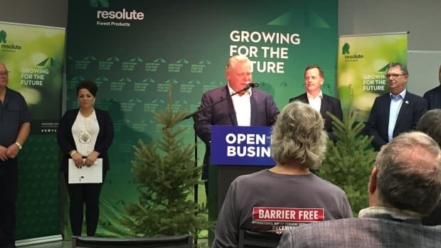 CBCTBay's tweet photo. 'Something called a job' is the way out of poverty, not basic income, Ford says in #tbay
https://t.co/vmmJDgNOjV https://t.co/fsmu1WENTi