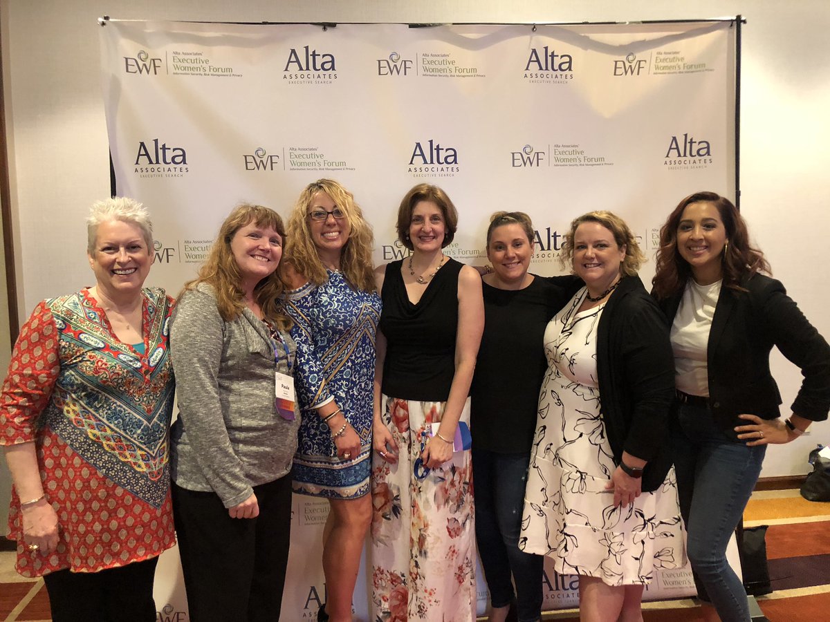 So thrilled to be at #EWF2018 with these amazing  #McAfee women!  #TogetherisPower #NotYourFathersMcAfee