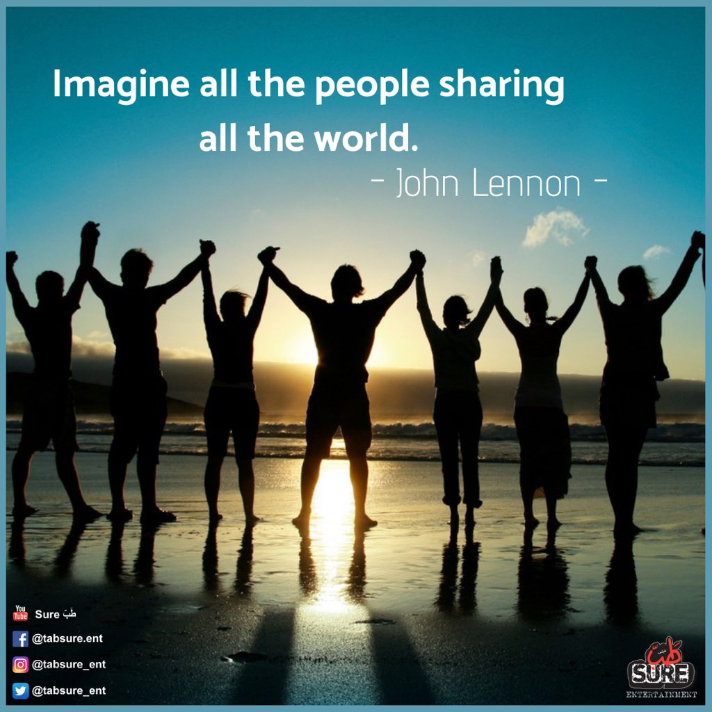 tabsure_ent's tweet photo. The good earth is rich and can provide for everyone! 🌎
#imagine #تخايل #people #الناس #sharing #التشارك #world #العالم #love #الحب #quotes #lifequotes #johnlennon #tabsure #طبشور https://t.co/6nHUGNRmMl