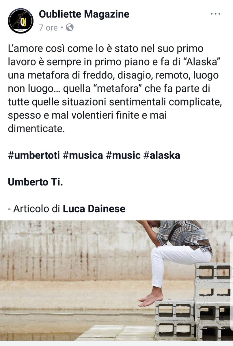 ubetramo's tweet photo. Grazie a Luca Dainese per questa bella recensione al mio Album Alaska!!!Dateci una letta👇👇

https://t.co/tfsDr2C6Ck https://t.co/yJ85gYBYQF