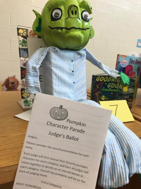 RobstownISD's tweet image. Judging for the Lotspeich Elementary Pumpkin Characters are underway. There are SO many excellent submissions... how can we only pick one in each category?? #RobstownProud #LearningWhileHavingFun