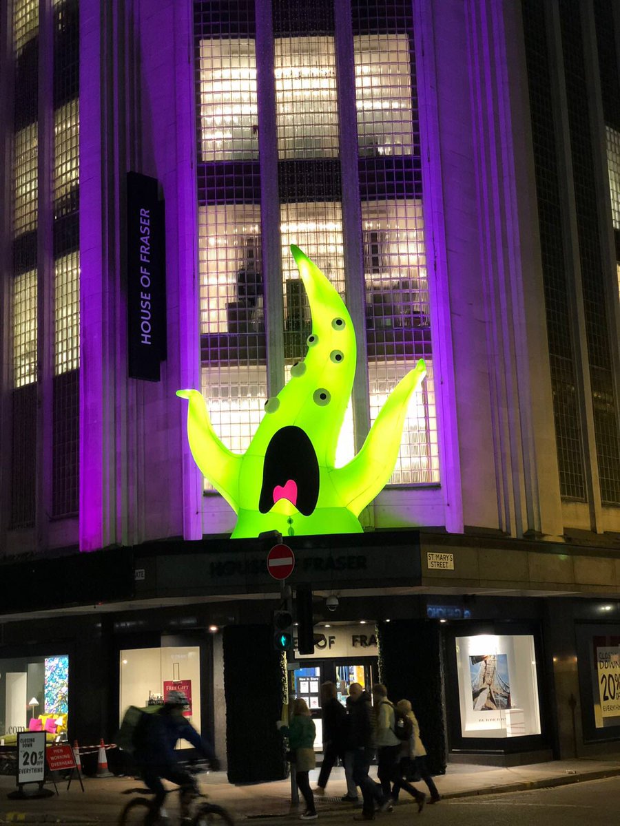 There’s been such an amazing response to our #MCRmonsters so far! 

So lucky to work on such fun projects &amp; so proud of the <a href="/CityCo/">CityCo Manchester</a> team! 

#HalloweenMCR #Halloween #Manchester