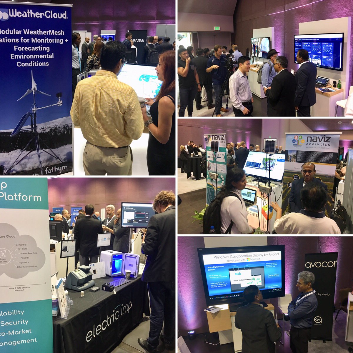 MSIoTDevs's tweet photo. It’s lunch now at #iotinactionms so do make a 🐝 line for the solution showcase to see some demos, meet partners, and matchmake. #iot https://t.co/xku645Q1Um