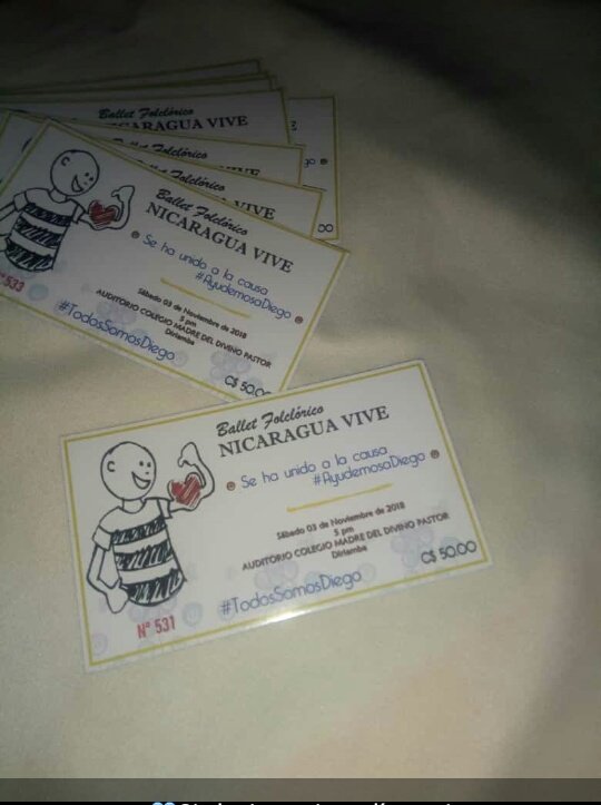 JahazeelJose's tweet image. #TodosSomosDiego❤
Lugar: Colegio Madre Del Divino Pastor.
Valor:  50 cordobas.
Hora: 5pm.
Fecha: sabado 3 de noviembre del 2018.