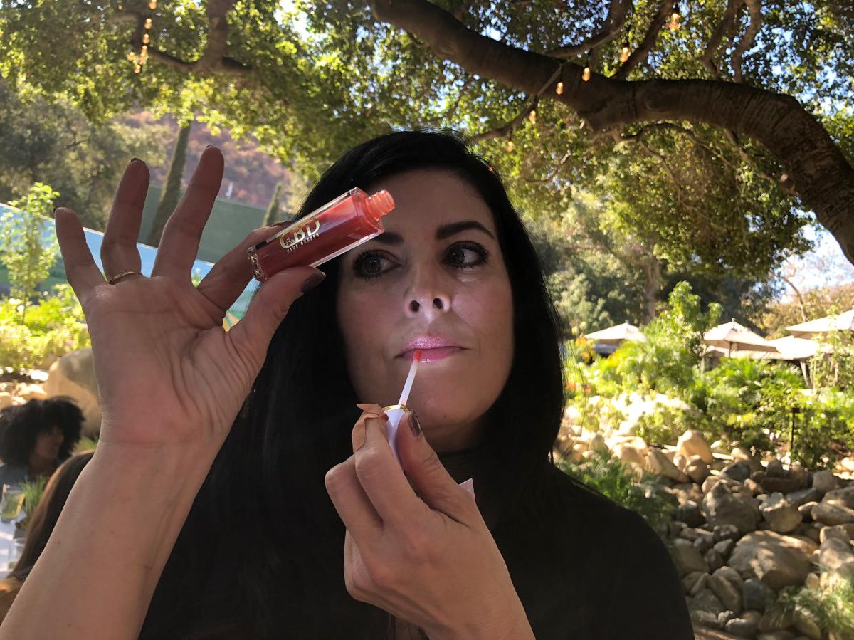 Checking out the wonders of #Cannabis #tourism at @GlenIvyHotSprings in Corona, #California. #CBD massages (and lip gloss) take away all that ails. #OrganicSpaLA2018 <a href="/OrganicSpaMag/">Organic Spa Magazine</a>