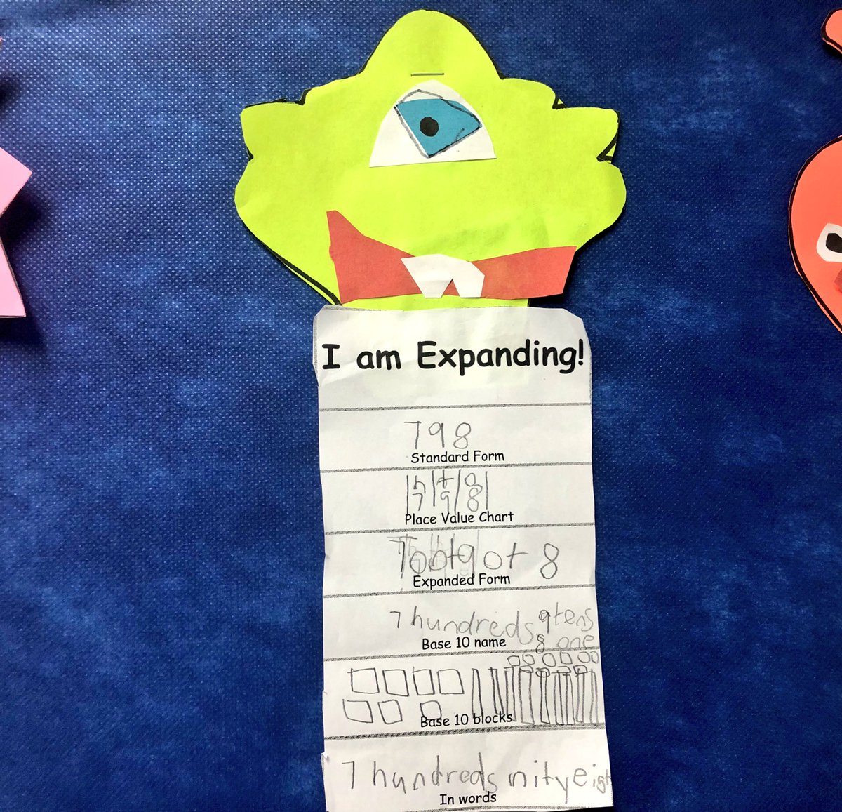 MissSuddaby's tweet image. Student engagement is 🔑 #mathmonsters #placevalue #halloweenfun @MCS_EICS