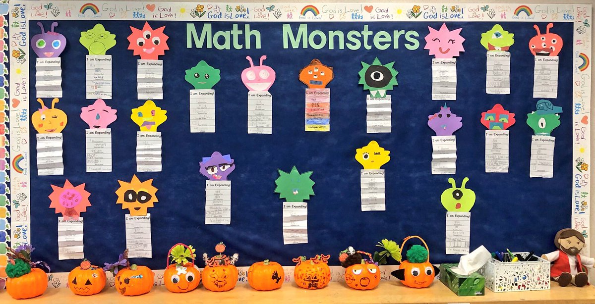 MissSuddaby's tweet image. Student engagement is 🔑 #mathmonsters #placevalue #halloweenfun @MCS_EICS