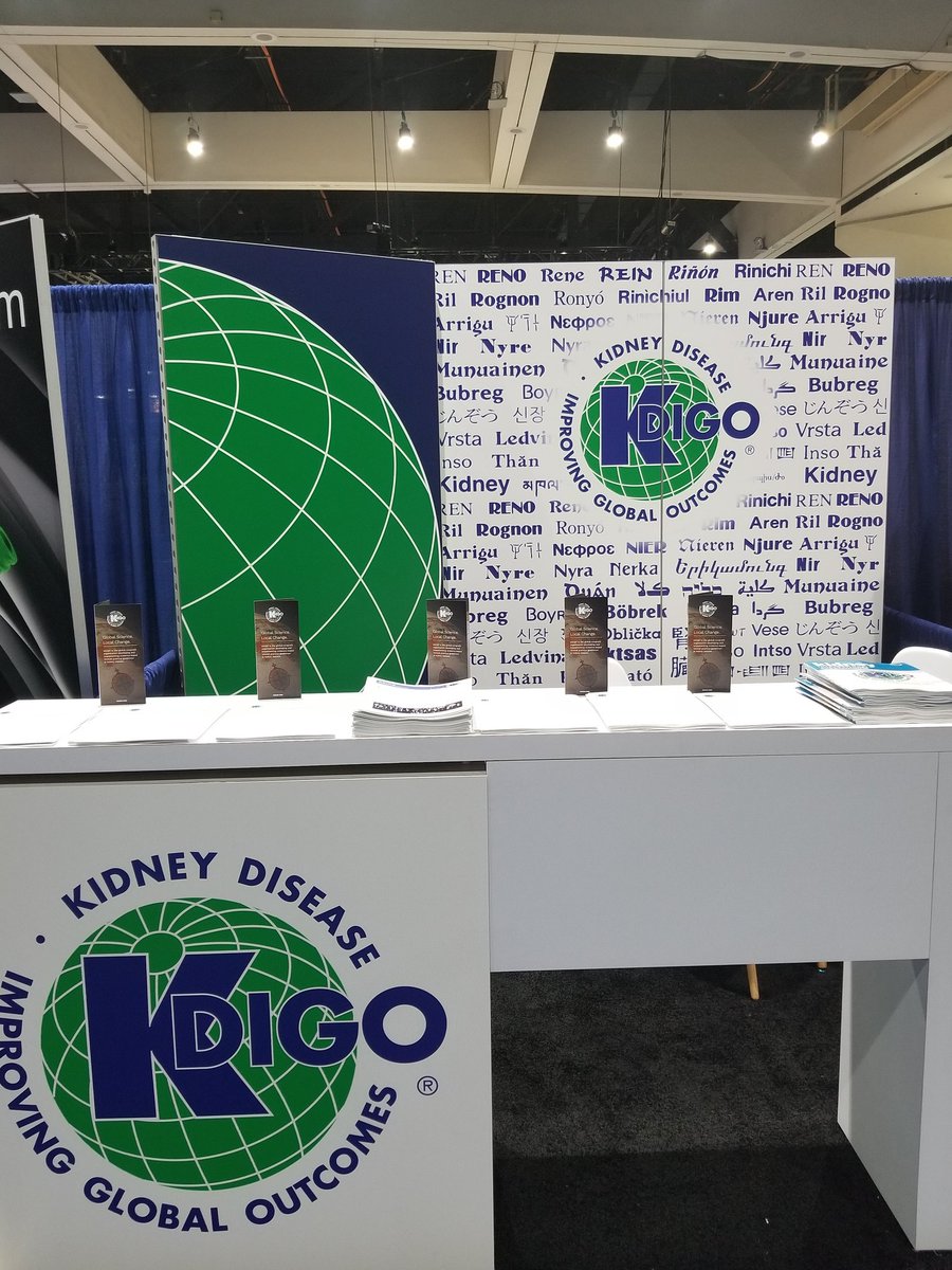 Stop by and say hello to <a href="/goKDIGO/">KDIGO</a> during ASN #KidneyWk. Booth 2332. Come get your copy of the new Hep C Guideline Update!