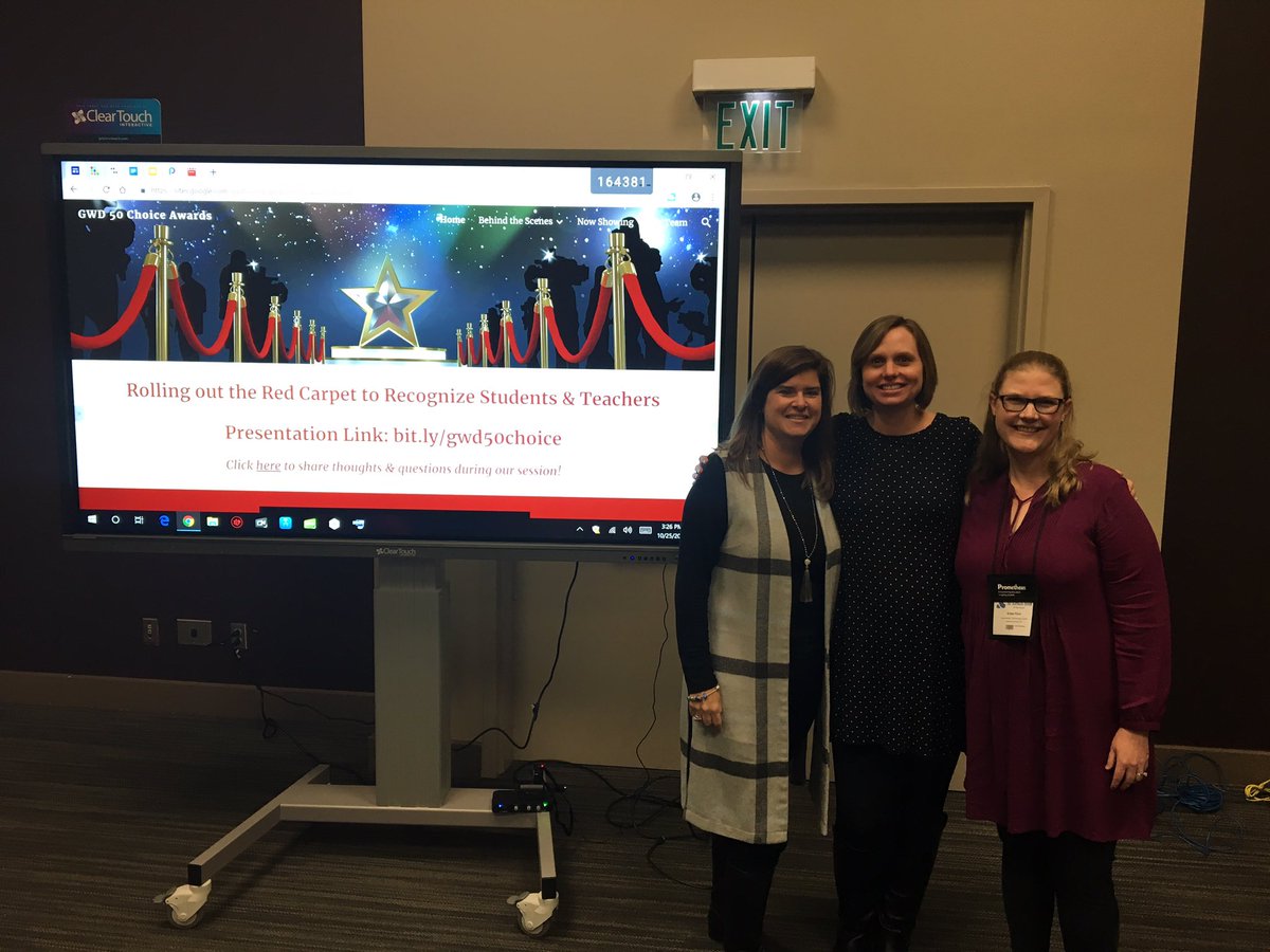 Debbie_Leonard1's tweet photo. Great afternoon sharing the awesome things our students and teachers are doing with instructional tech! #Gwd50 #SCEdTech18 https://t.co/Q6idb67kK4